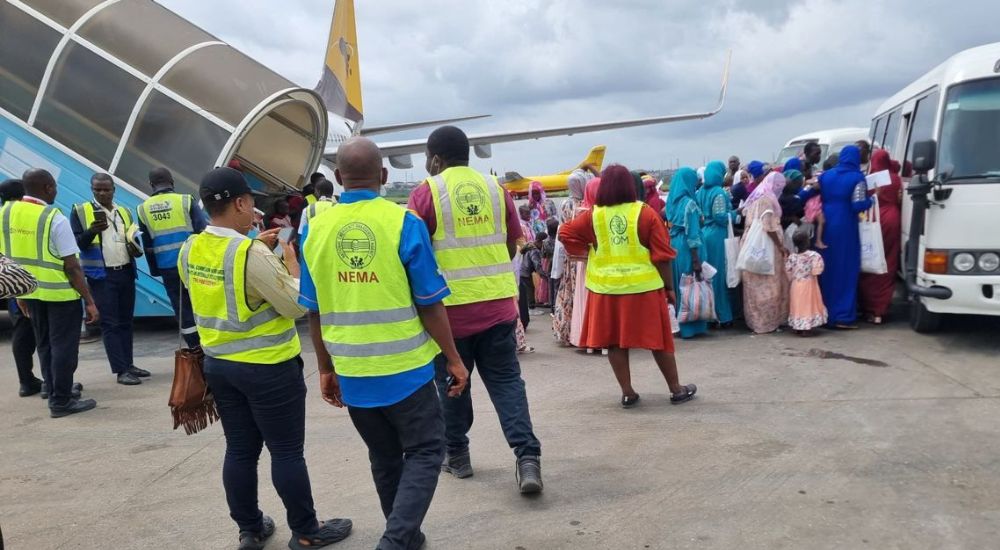 Nema received 153 nigerian returnees from chad in lagos state