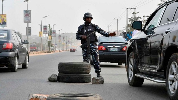 Police checkpoint