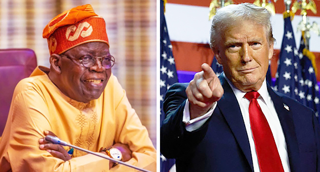 Tinubu Congratulates Trump