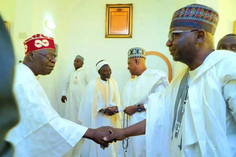 President Bola Tinubu with Kwara State Governor 768x511